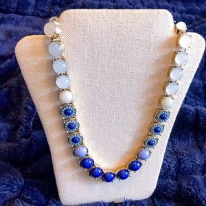 The Limited Blue & White Statement Necklace